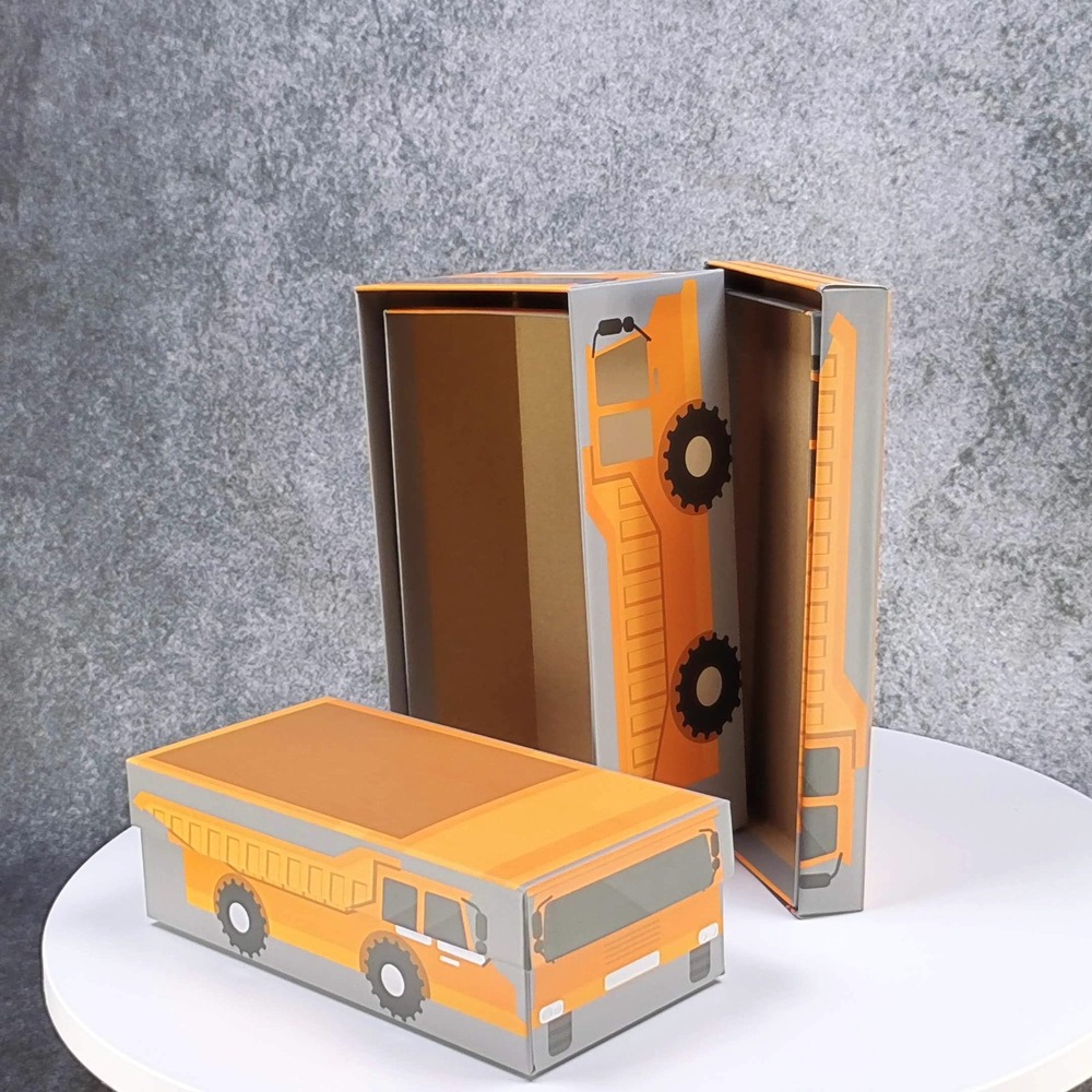 Dump‎ Truck Nesting Gift Boxes Set of 3 Cardboard Boxes - Novelty